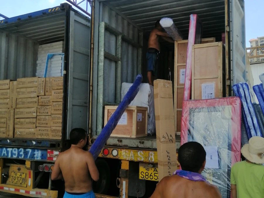 George Group export packing and container loading support for overseas cabinet orders