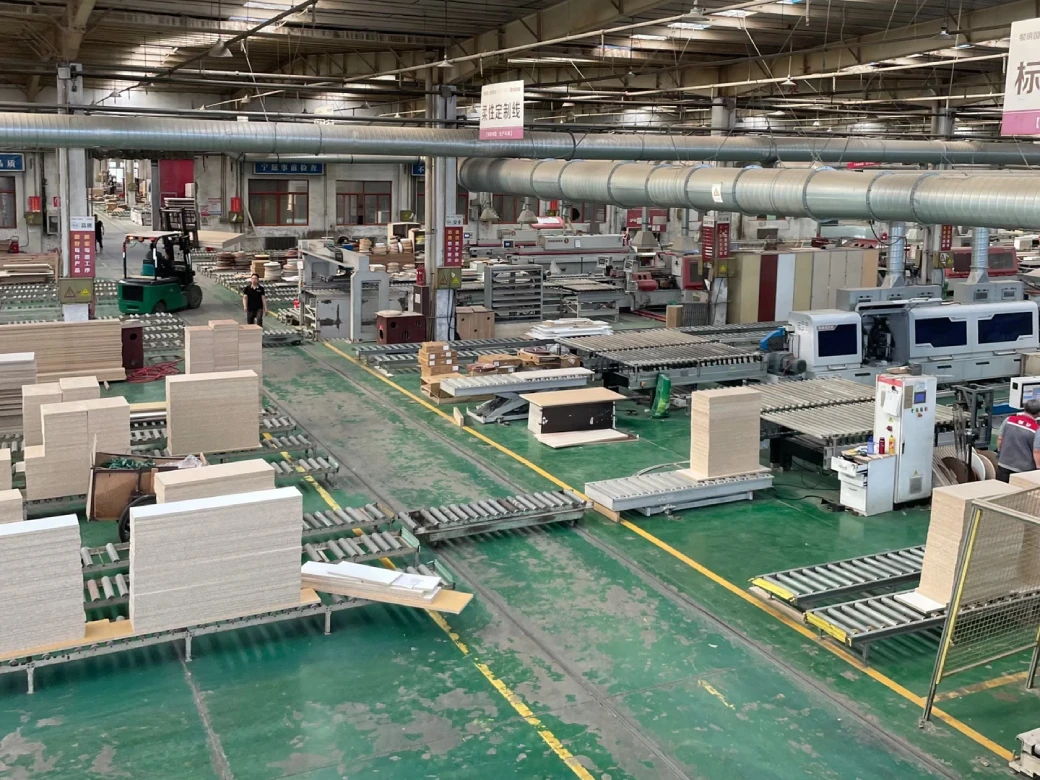 George Group cabinet factory production line in China