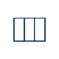 Aluminum folding window opening animation