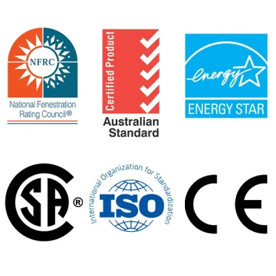 Certification options for relevant window and door products