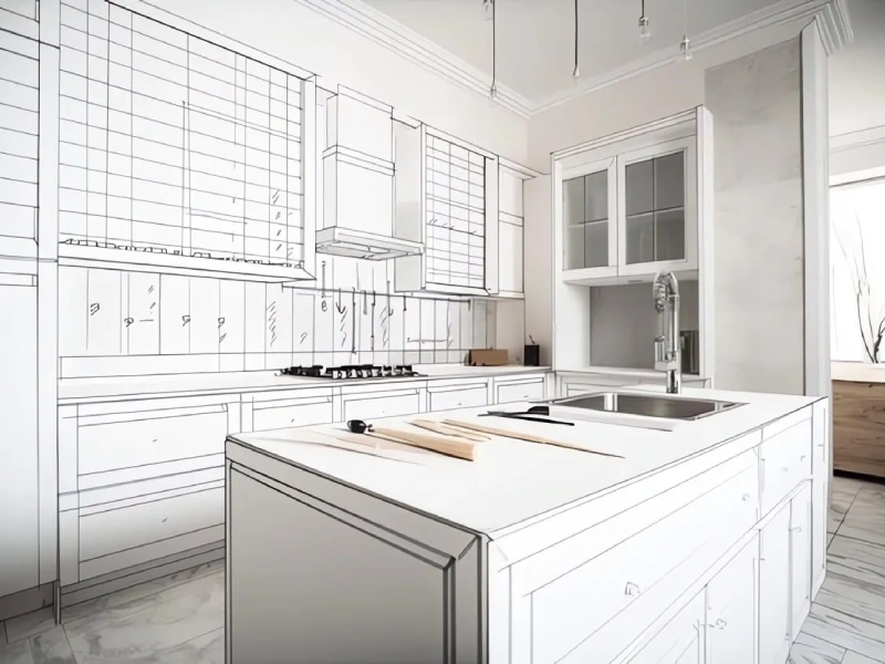 Custom kitchen cabinet style reference for project review