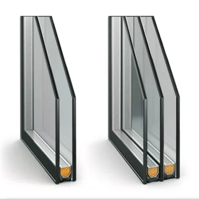 Glass options for aluminum windows and doors
