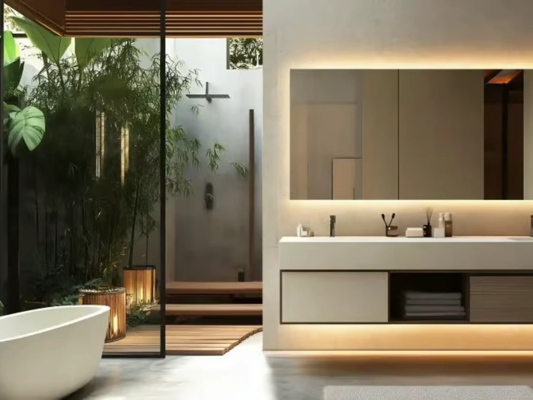 Resort bathroom space supplied by George Group China