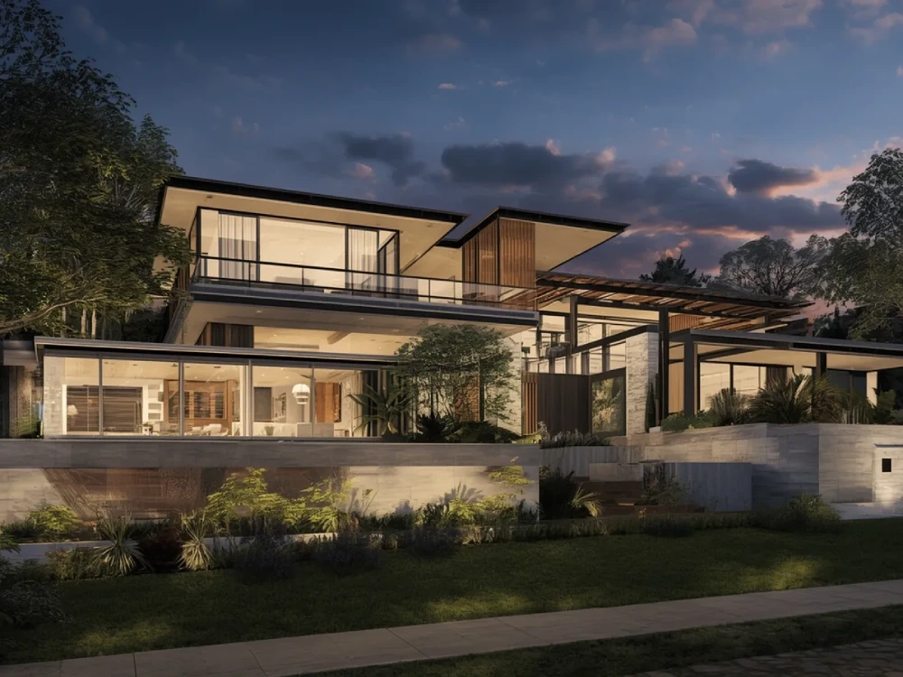 USA Florida modern luxury mansion exterior supplied by George Group