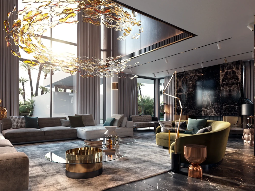 USA Florida modern luxury mansion interior space supplied by George Group