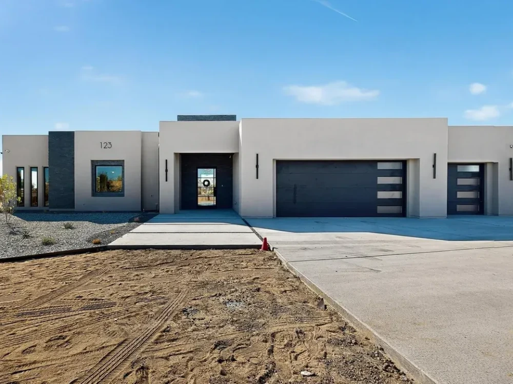USA New Mexico modern villa exterior supplied by George Group