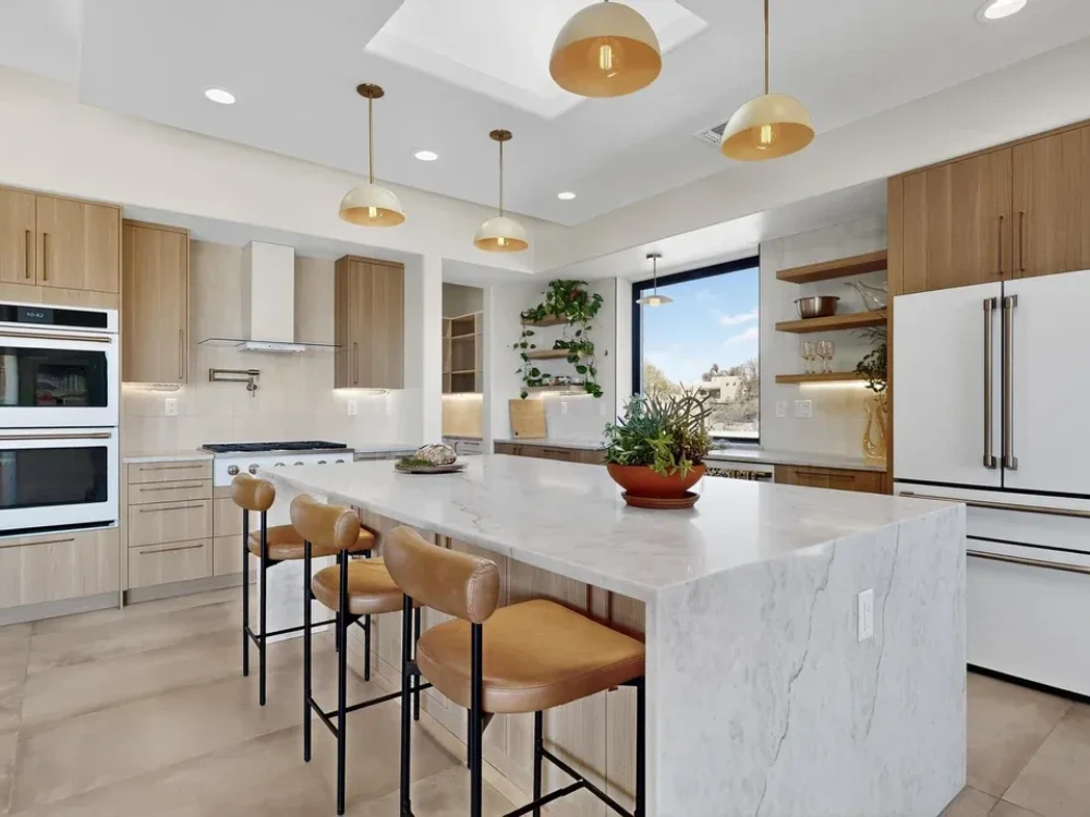 USA New Mexico modern villa kitchen cabinets supplied by George Group