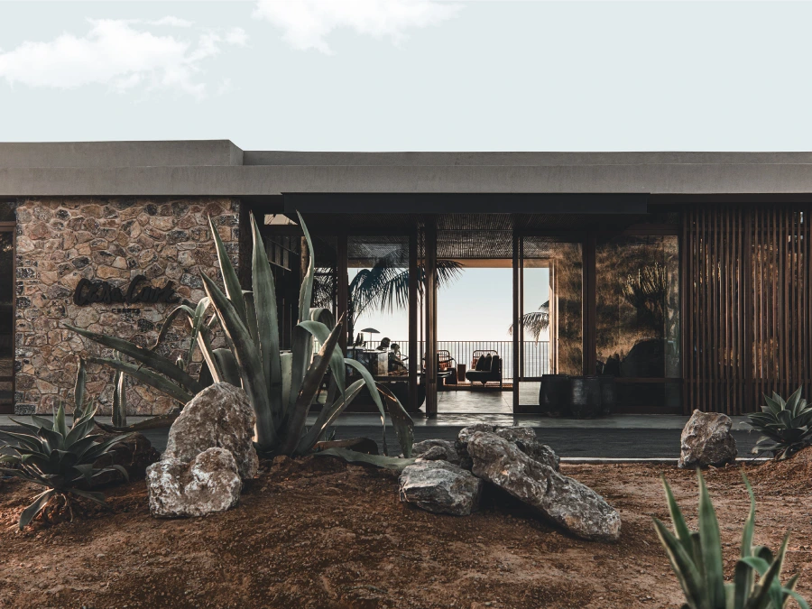Villa exterior windows and doors for custom project supply