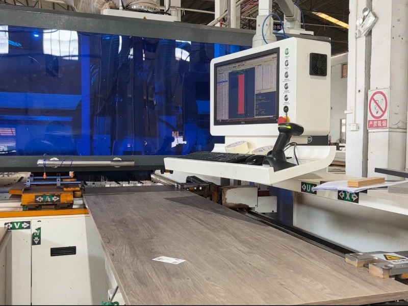 CNC machining for custom cabinet panels inside George Group China workshop