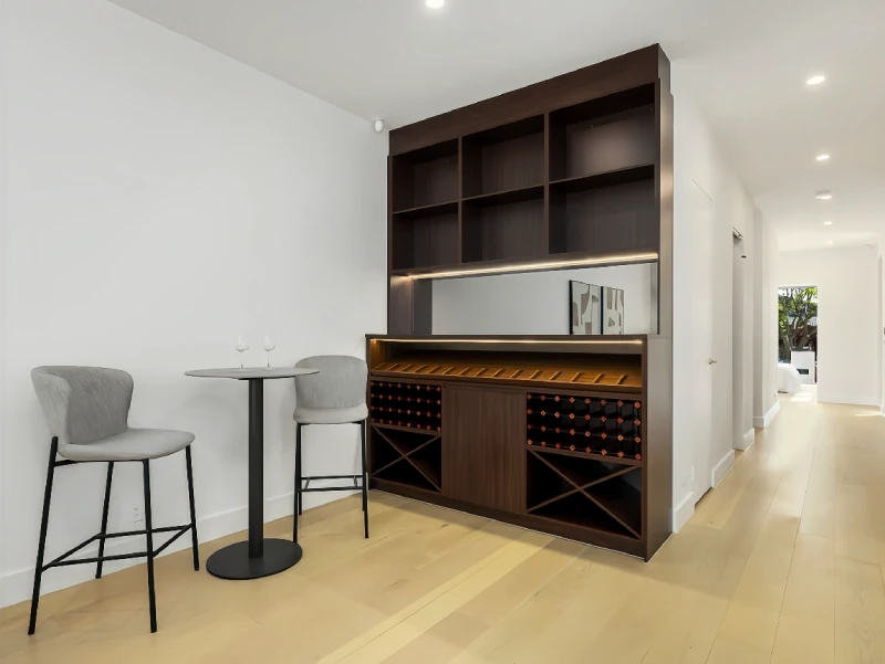 Melbourne private villa bar cabinet and built-in furniture reference