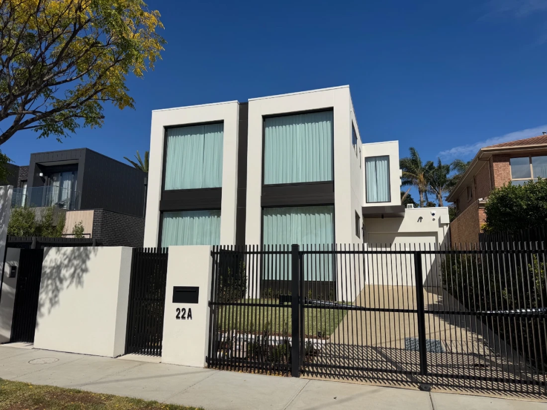 Melbourne private villa exterior project reference by George Group