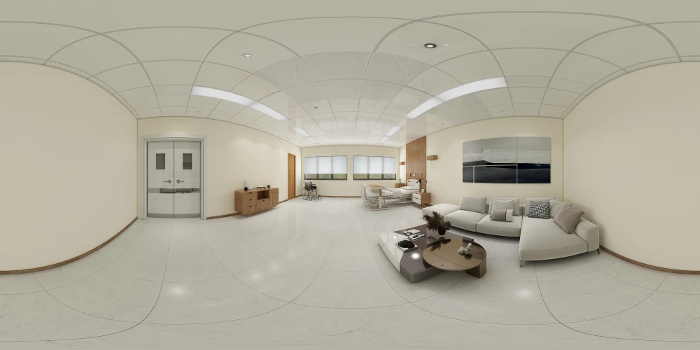 Senegal hospital interior design reference view