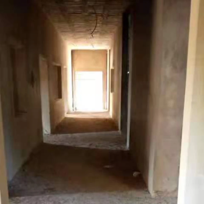 Corridor progress view inside the Senegal hospital project