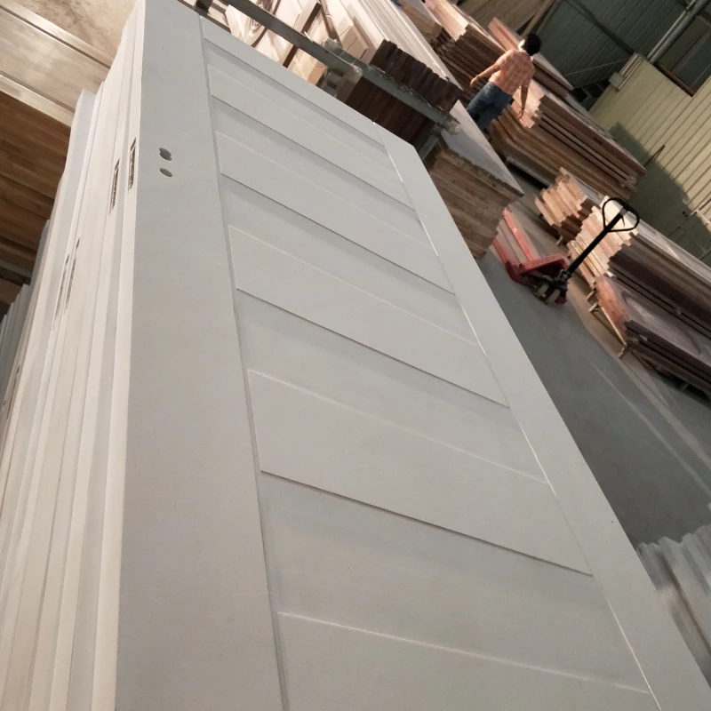 Door panel preparation before packing for the Senegal hospital project