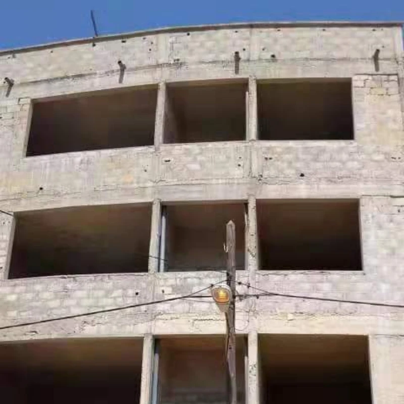 Front construction view of the Senegal hospital project