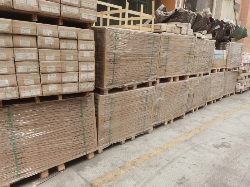 Packed project materials prepared for the Senegal hospital project