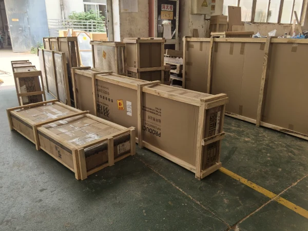 Furniture packing and export preparation for overseas project delivery by George Group